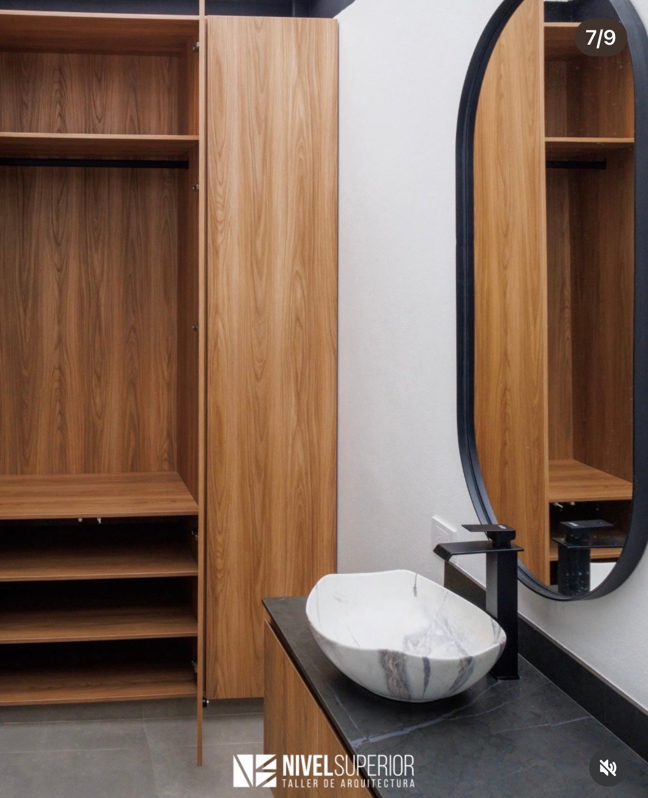 Baño y vestier a medida